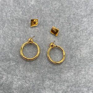 Alexis Bittar Skull Collection Stud Earrings